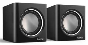 Hama 173132 reproduktory k notebooku Sonic Mobil 185, černá/stříbrná